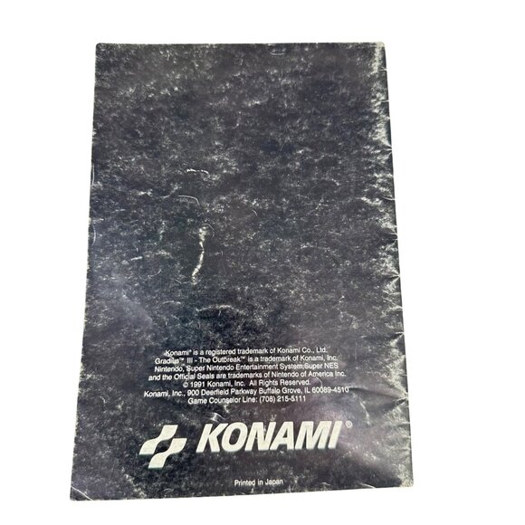 Super Nintendo SNES - Gradius III 3 - w/ Manual - Tested Works - Picture 5 of 7